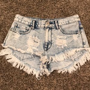 PacSun USA High Rise Shorties